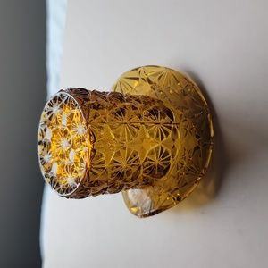 Fenton Vintage Daisy and Button Top Hat Toothpick Holder 2.5” x 3.25